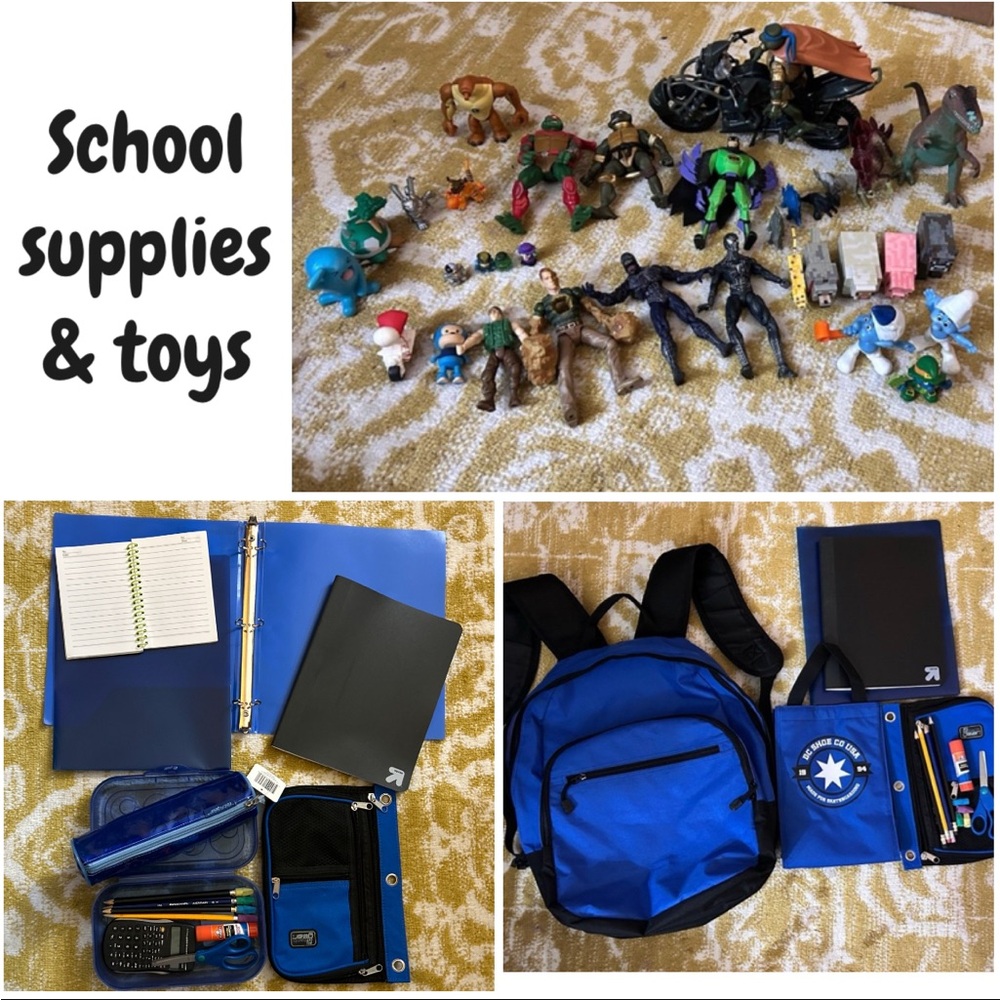 Boys school & toy bundle